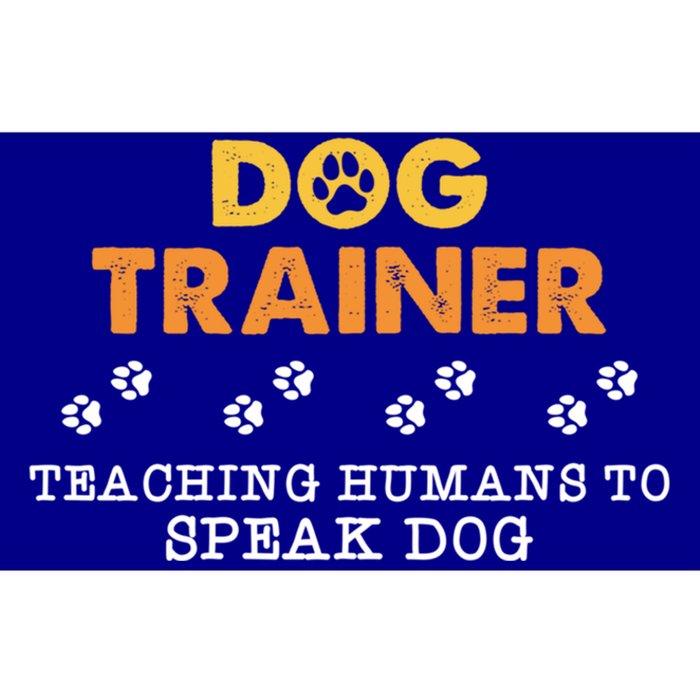 Teaching Hu To Speak Dog Funny Dog Trainer Gift Bumper Sticker