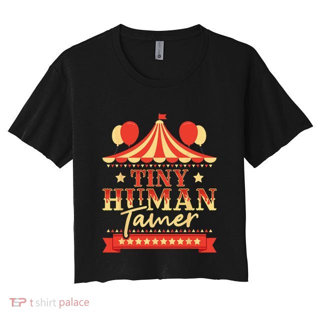 Tiny Human Tamer Circus Birthday Party Circus Costume Crop Top