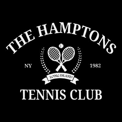 The Hamptons Tennis Club Vintage Style Aesthetic Crewneck T-Shirt