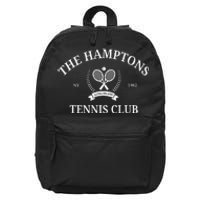 The Hamptons Tennis Club Vintage Style Aesthetic Crewneck 16 in Basic Backpack