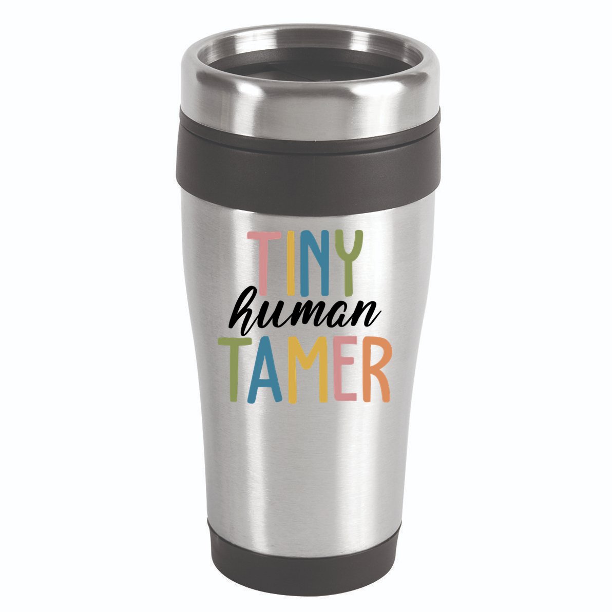 Tiny Human Tamer Kindergarten Teacher 16oz Travel Tumbler