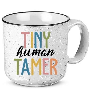 Tiny Human Tamer Kindergarten Teacher 15oz Campfire Ceramic Mug