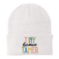 Tiny Human Tamer Kindergarten Teacher Knit Cap Winter Beanie