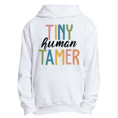 Tiny Human Tamer Kindergarten Teacher Urban Pullover Hoodie