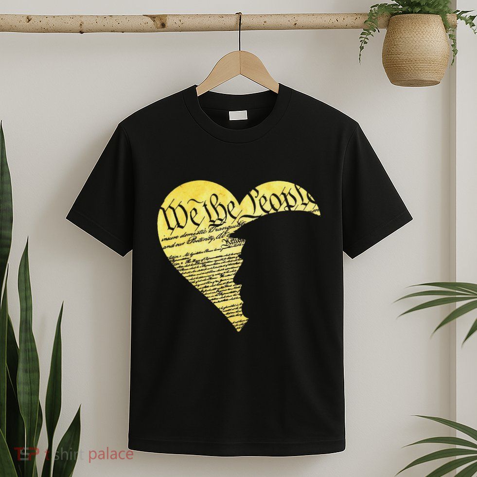 Trump Heart U.S. American Constitution 4th Of July Vintage T-Shirt