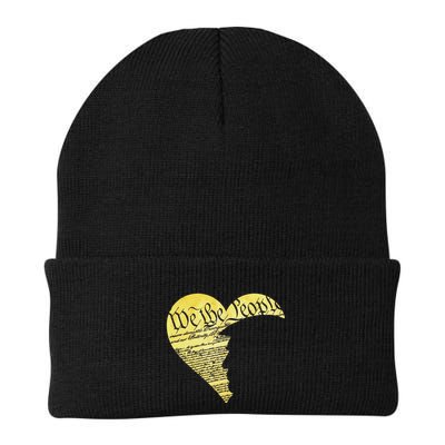 Trump Heart U.S. American Constitution 4th Of July Vintage Beanie
