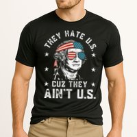 They Hate Us Cuz They Ain't Us Funny 4th of July Performance Shirt
