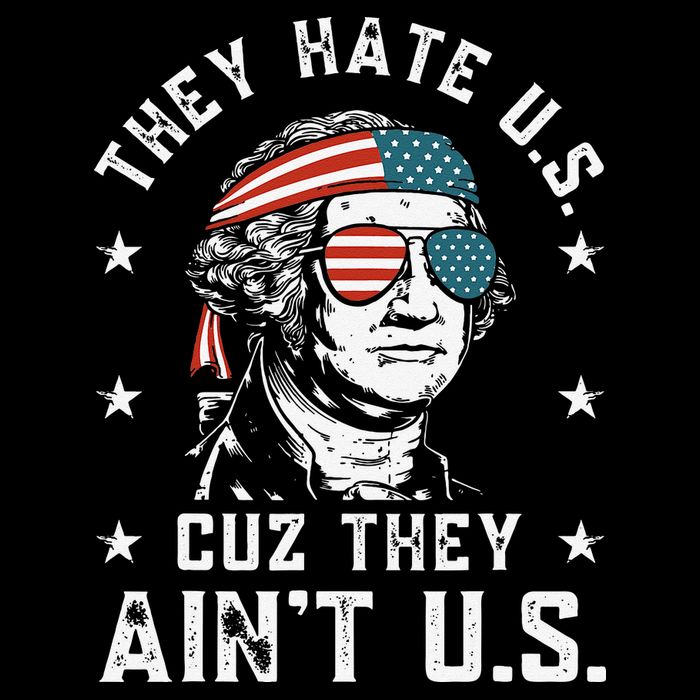 They Hate Us Cuz They Ain't Us Funny 4th of July Performance Shirt