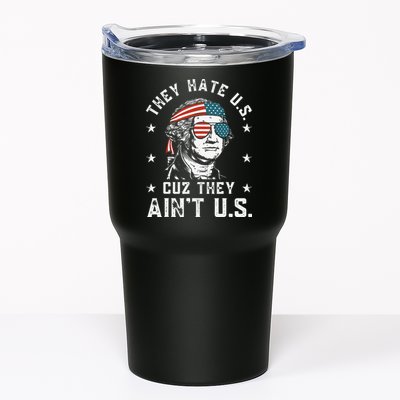 They Hate Us Cuz They Ain't Us Funny 4th of July Tumbler