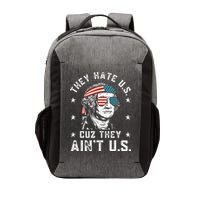 They Hate Us Cuz They Ain't Us Funny 4th of July Vector Backpack