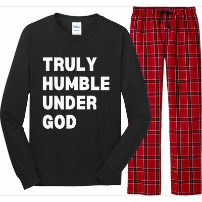 Truly Humble Under God Thug Long Sleeve Pajama Set