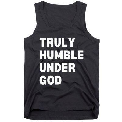 Truly Humble Under God Thug Tank Top