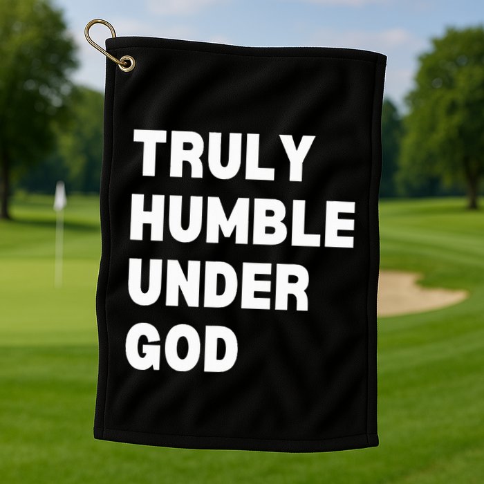 Truly Humble Under God Thug Golf Towel