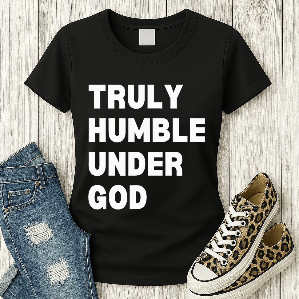 Truly Humble Under God Thug Womens T-Shirt
