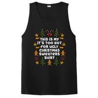 Too Hot Ugly Christmas Sweaters Funny Xmas Men Women Family PosiCharge Competitor Tank