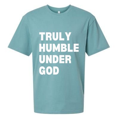 Truly Humble Under God  Sueded Cloud Jersey T-Shirt