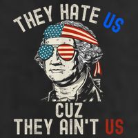 They Hate Us Cuz They AinT Us Usa American Flag 4th Of July Cool Comfort Performance Bucket Hat