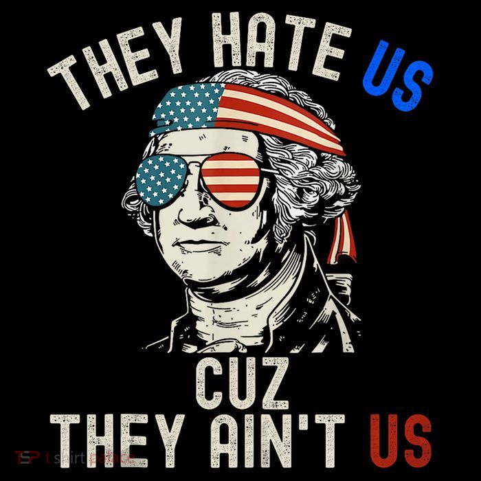 They Hate Us Cuz They AinT Us Usa American Flag 4th Of July Sustainable Bucket Hat
