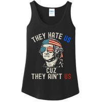 They Hate Us Cuz They AinT Us Usa American Flag 4th Of July Ladies Essential Tank