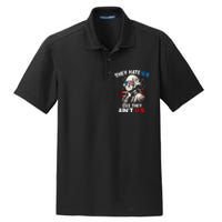 They Hate Us Cuz They Aint Us Funny 4th Of July Independence Day Dry Zone Grid Polo