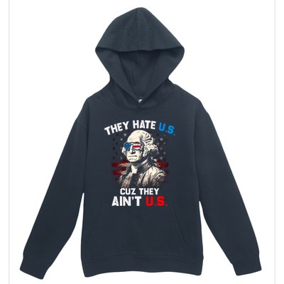 They Hate Us Cuz They Aint Us Funny 4th Of July Independence Day Urban Pullover Hoodie