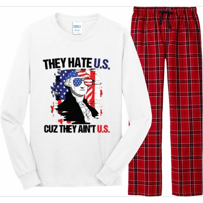 They Hate Us Cuz Thay Aint Us Long Sleeve Pajama Set