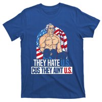 They Hate Us Cuz They Aint Us America USA Flag T-Shirt