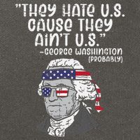They Hate US Cause Ain't US George Washington 4th of July Cotton Canvas Backpack