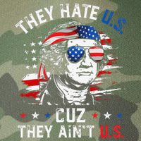 They Hate US Cuz They Ain't US George Washington 4th Of July Legacy Tie Dye Trucker Hat