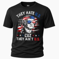 They Hate US Cuz They Ain't US George Washington 4th Of July Performance Shirt