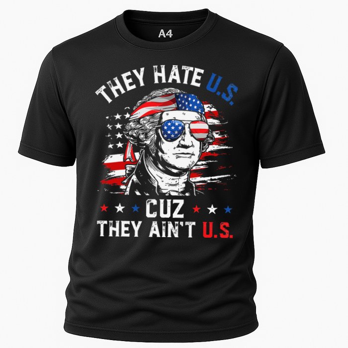 They Hate US Cuz They Ain't US George Washington 4th Of July Performance Shirt