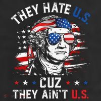 They Hate US Cuz They Ain't US George Washington 4th Of July Beanie
