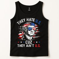 They Hate US Cuz They Ain't US George Washington 4th Of July Tank Top