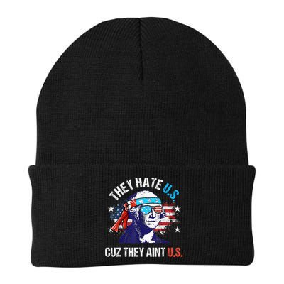They Hate Us Cuz They AinT Us Funny 4th Of July Beanie