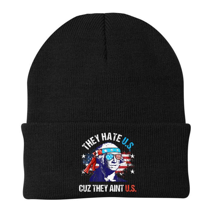 They Hate Us Cuz They AinT Us Funny 4th Of July Beanie