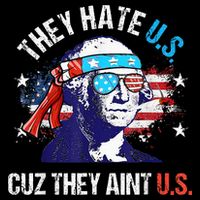 They Hate Us Cuz They AinT Us Funny 4th Of July 16 in Basic Backpack
