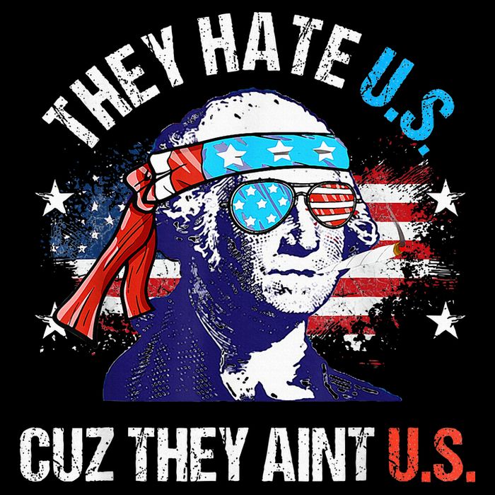 They Hate Us Cuz They AinT Us Funny 4th Of July 16 in Basic Backpack