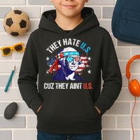 They Hate Us Cuz They AinT Us Funny 4th Of July Kids Hoodie