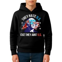 They Hate Us Cuz They AinT Us Funny 4th Of July Kids Hoodie