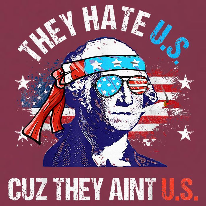 They Hate Us Cuz They AinT Us Funny 4th Of July 16oz Travel Tumbler