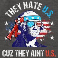 They Hate Us Cuz They AinT Us Funny 4th Of July Vector Backpack