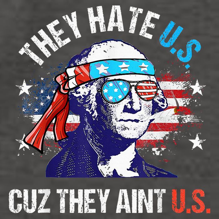 They Hate Us Cuz They AinT Us Funny 4th Of July Vector Backpack