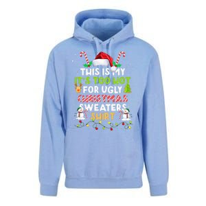 Too Hot Ugly Christmas Sweaters Funny Xmas Family  Unisex Surf Hoodie