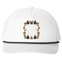 Too Hot Ugly Christmas Sweaters Funny Xmas Family Snapback Five-Panel Rope Hat