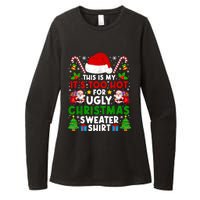 Too Hot Ugly Christmas Sweaters Family Xmas Pajamas Holiday Womens CVC Long Sleeve Shirt