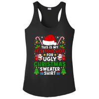 Too Hot Ugly Christmas Sweaters Family Xmas Pajamas Holiday Ladies PosiCharge Competitor Racerback Tank