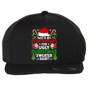 Too Hot Ugly Christmas Sweaters Family Xmas Pajamas Holiday Wool Snapback Cap