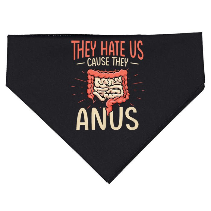 They Hate Us Cause They Anus Gastroenterology Nurse Endoscopy Colonoscopy USA-Made Doggie Bandana