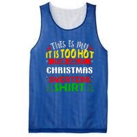 TOO HOT UGLY Christmas Sweaters Funny Xmas Family  Mesh Reversible Basketball Jersey Tank