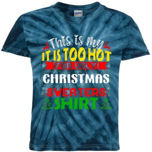 TOO HOT UGLY Christmas Sweaters Funny Xmas  Family  Kids Tie-Dye T-Shirt